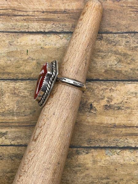 Rowlan-Rolling Stones Ring with Bloody Basin Jasper Gemstone