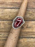 Rowlan-Rolling Stones Ring with Bloody Basin Jasper Gemstone