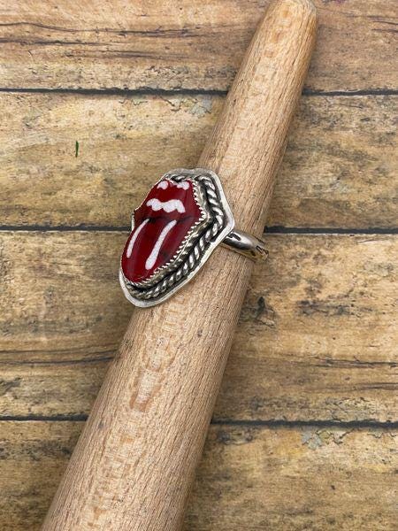Rowlan-Rolling Stones Ring with Bloody Basin Jasper Gemstone