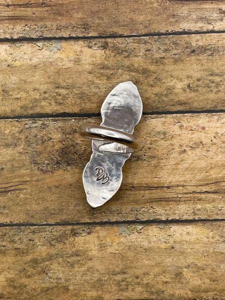 Carmen-Spiny Oyster Turquoise Triple Stone Ring