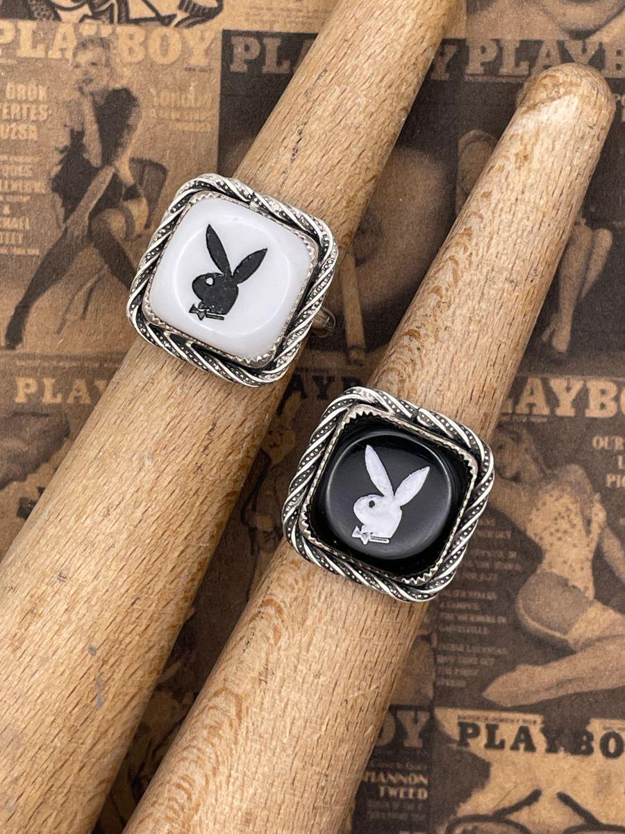 Piper-Black Vintage Playboy Dice Ring