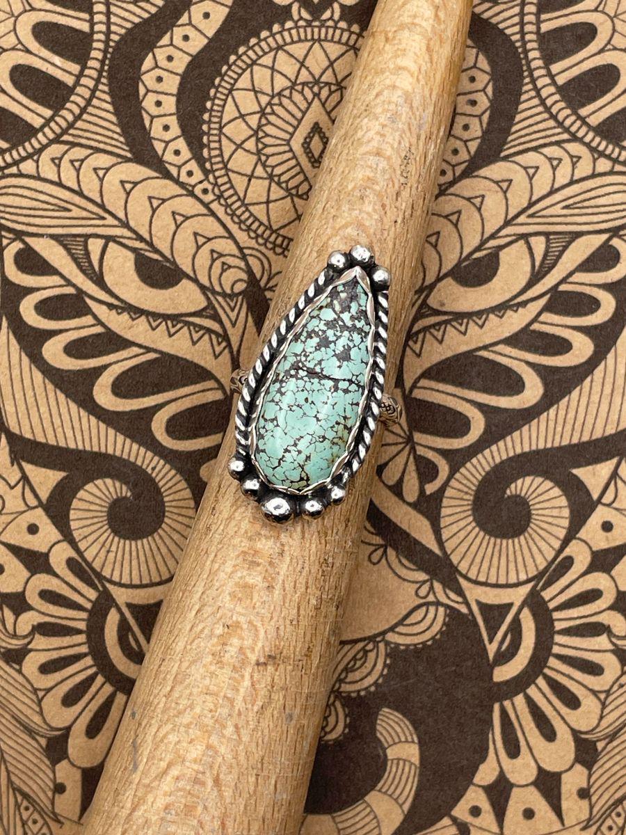Bailey-Turquoise Teardrop Ring