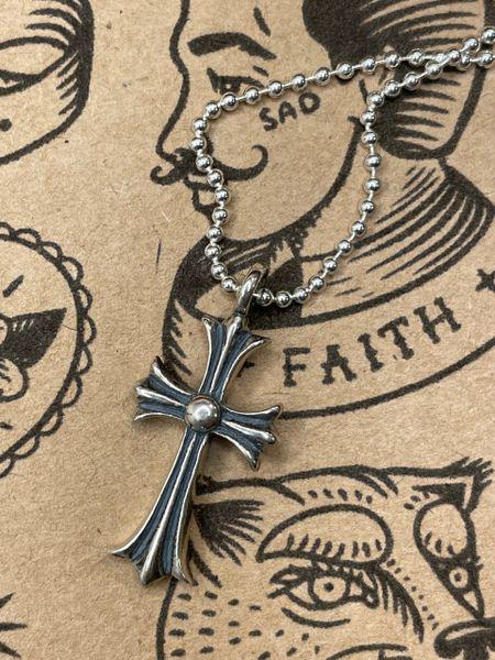 Walker-Vintage Sterling Silver Cross Pendant