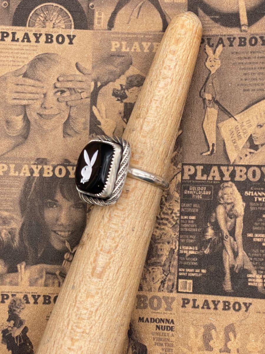 Piper-Black Vintage Playboy Dice Ring