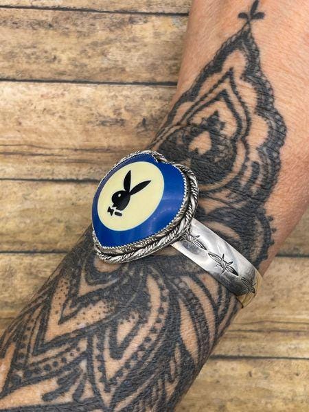 Pax-Vintage 1998 Limited Edition Playboy Billiard Ball Heart Cuff