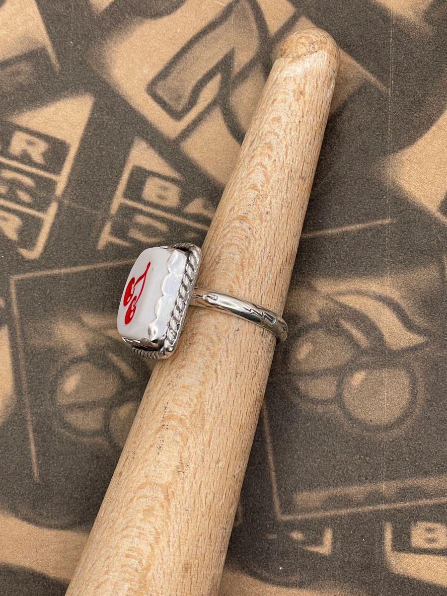 Vegas-Vintage Slot Machine Cherry Dice Ring