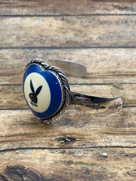 Pax-Vintage 1998 Limited Edition Playboy Billiard Ball Heart Cuff